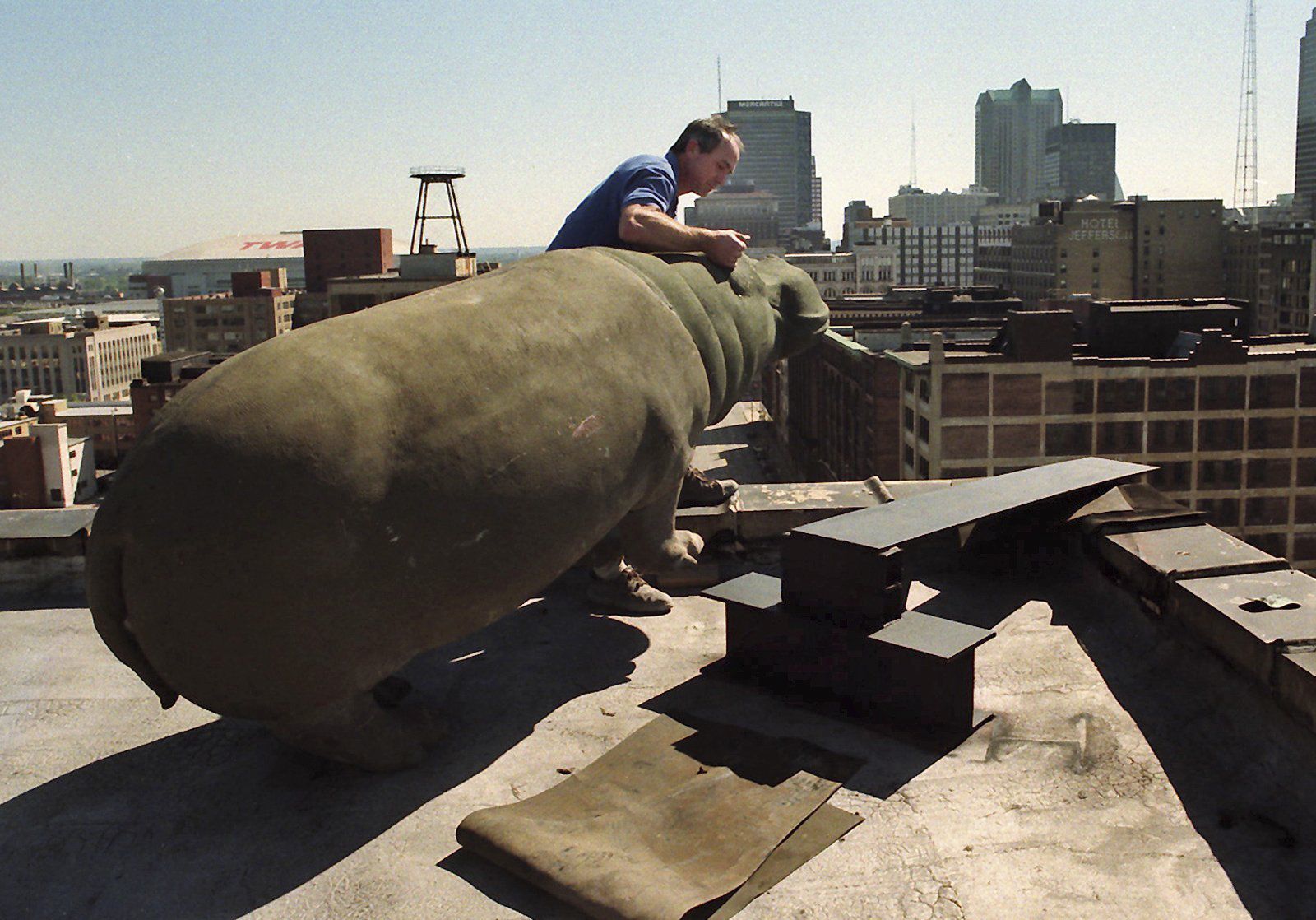 Bob Cassilly at City Museum in 1997